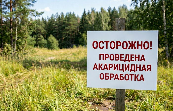 обработка территории от клещей